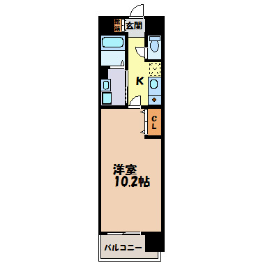 ヒルズ新栄2号館 間取り図