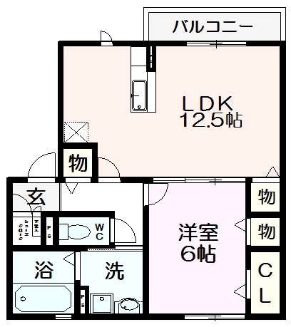 パシオーネ  間取り