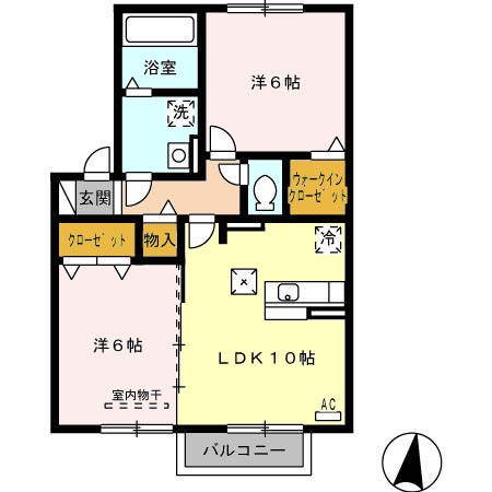 サンアレキ 間取り図