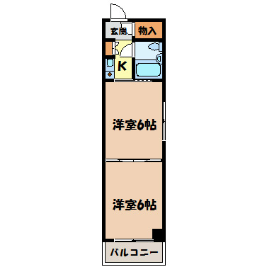 プリンセス栄 間取り図