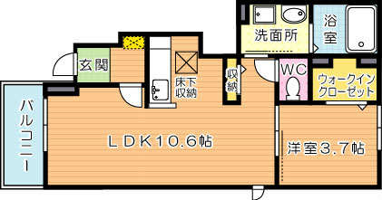 アベニール2番館 間取り図