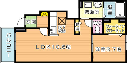 アベニール2番館 間取り図