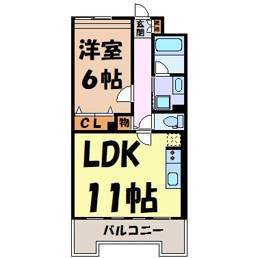 サンエスケーイワタ名城 間取り