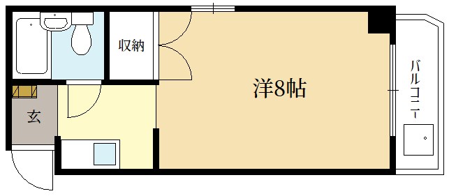 シンプルハイツベニス 間取り