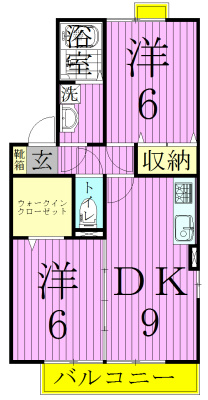 フォレスト・ヴィラ 203号室 間取り