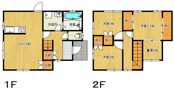 奥谷T貸家 間取り
