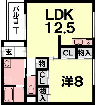 住居留まちなか 間取り図