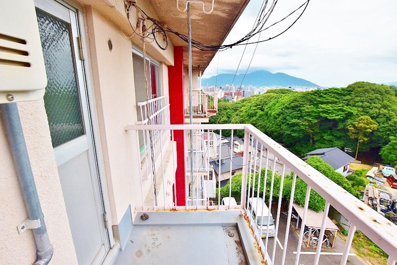 ヒルズ到津  ベランダ