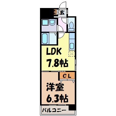 サンシアルザ上前津 間取り図