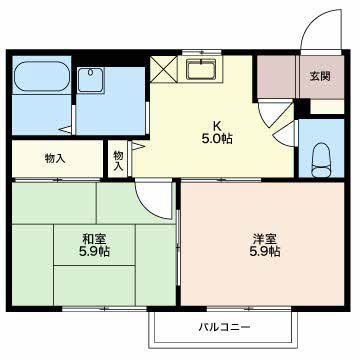 ディアス松美 間取り