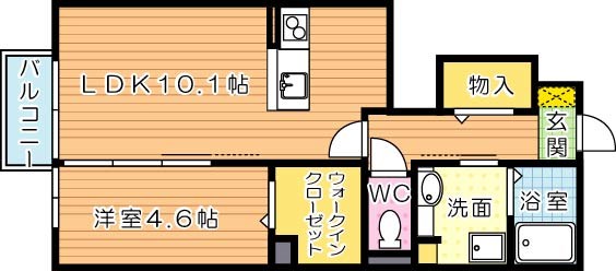 メゾンドグロウ25 間取り図