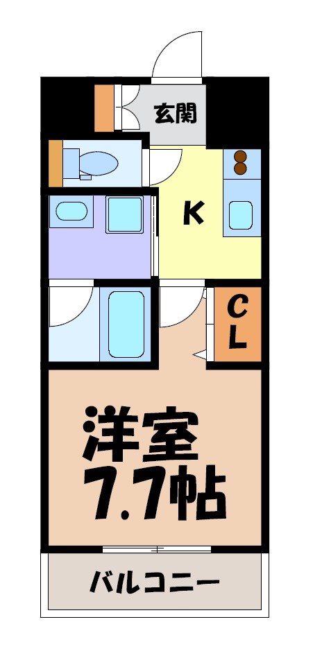 レジディア久屋大通 間取り図