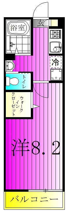 マム・ブランチ 205号室 間取り