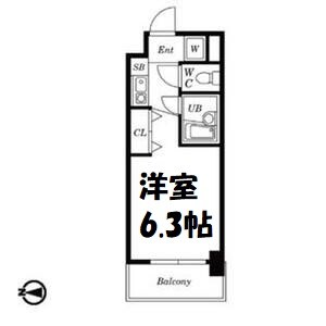 ミスターワシントンビル 間取り図