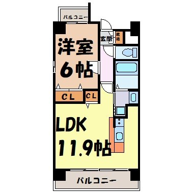 ＳＣＨＬＯＳＳ菊園 間取り図