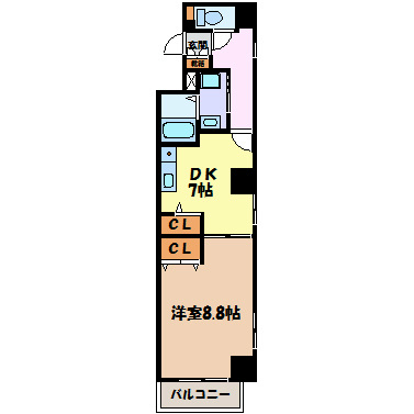 レジデンスカープ今池 間取り図