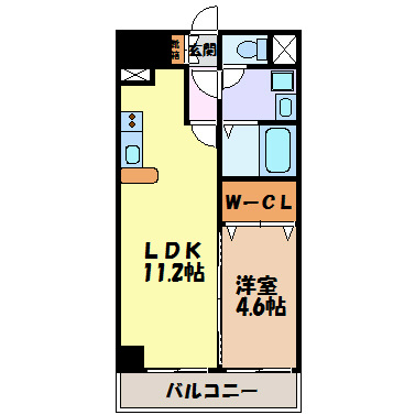 フォレシティ新栄 間取り図
