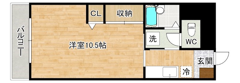 ＳＫハイツ 803号室 間取り