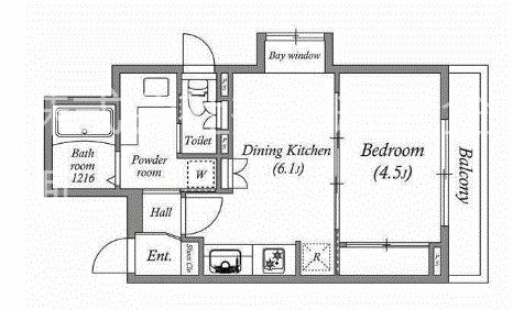 グランド・ルー都立大学 間取り図
