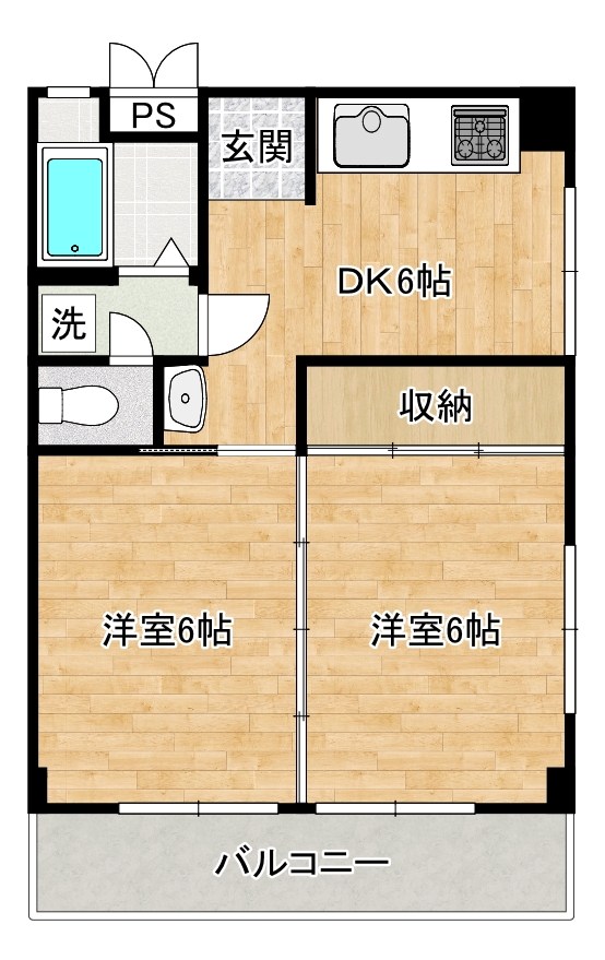 第３住友ビル 501号室 間取り