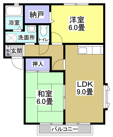 メゾン・ファミリユ 間取り図