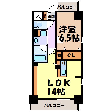 ツインアウルズ 間取り図