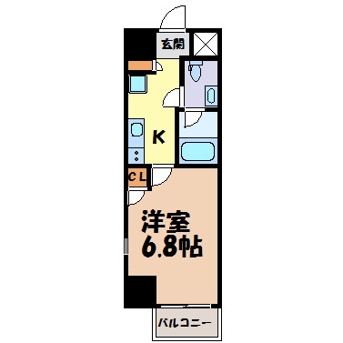 エルザビル名古屋駅前 間取り図