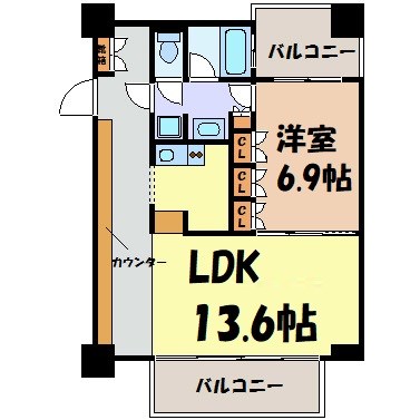 ＩＺＵＭＩ １ 間取り