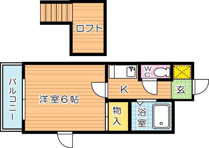 PLEAST医生ヶ丘（プレスト医生ヶ丘） 304号室 間取り