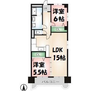 Ms　GLOBAL　PORTⅡ 間取り図