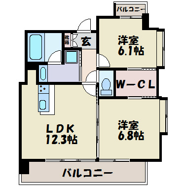アーデン泉プレミア 間取り図