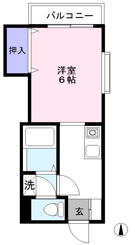 ラフィーヌ・池田５番館 308号室 間取り