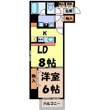 カスタリア栄 間取り図