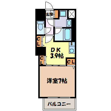 レジディア高岳 間取り