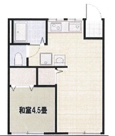 アルブル・Ⅲ 202号室 間取り