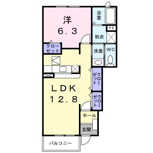 ベルカーサＢ 間取り