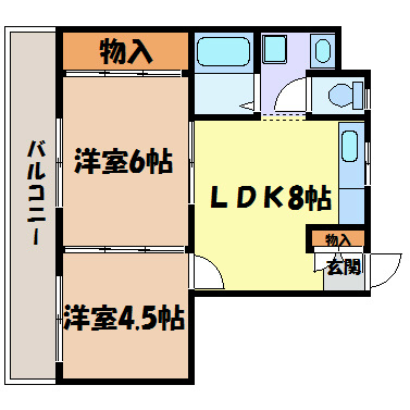 第２オーシャンビル 間取り図