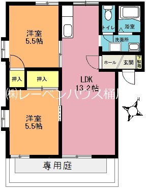 コーポヤマトＣ棟 間取り