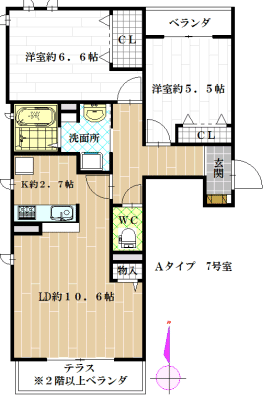 シャーメゾン成法　 間取り
