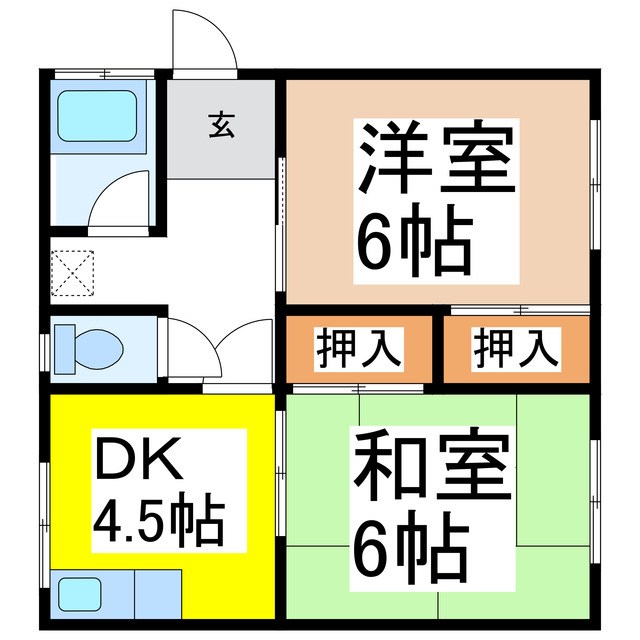 小山アパート 間取り