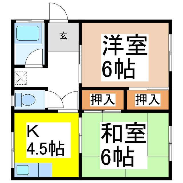 小山アパート 間取り