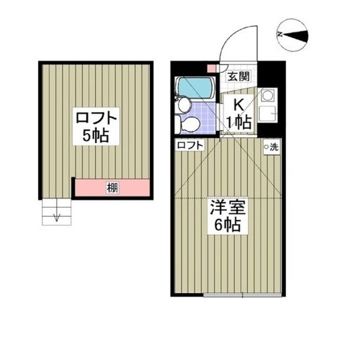 グランドソレイユ松戸 204号室 間取り