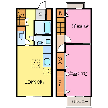 クレール巽　 間取り図