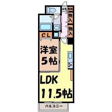 アウローラ泉０４ 間取り図