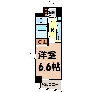 プレサンス大須観音駅前サクシード 間取り図