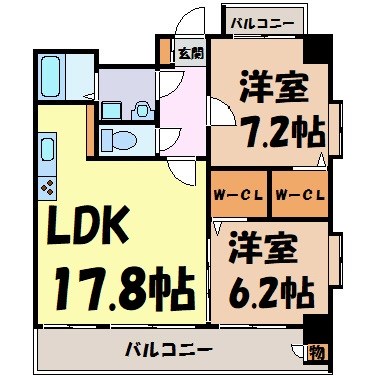 プロビデンス葵タワー 間取り図
