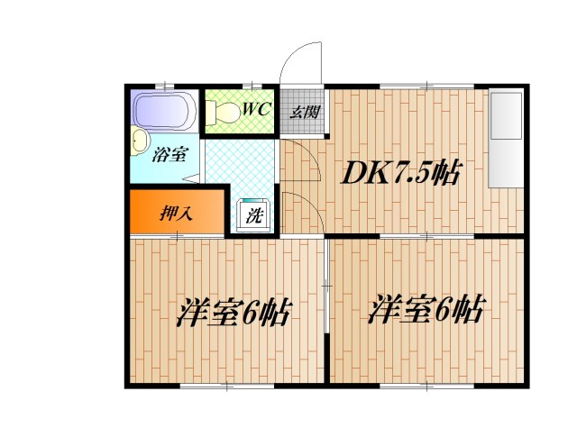 Green Corp. Nemoto 間取り図
