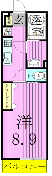 リブリ・ティーモ 102号室 間取り