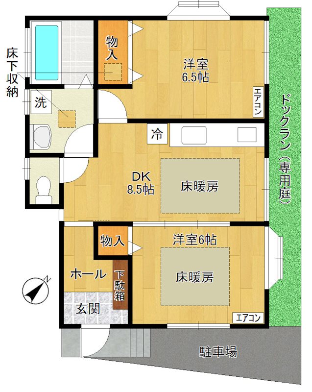 キャトルセゾン 間取り図