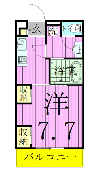 リブリ・カシオペアⅢ 102号室 間取り
